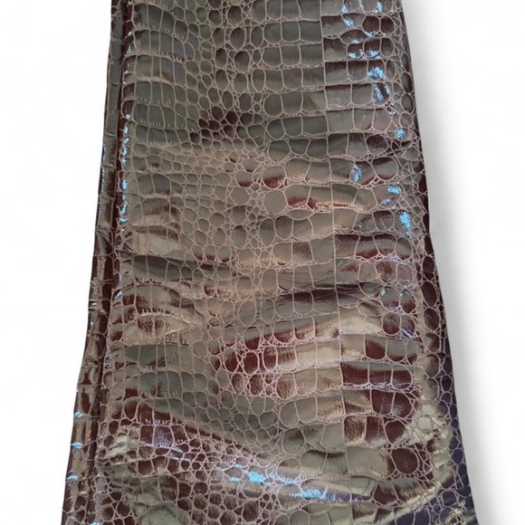 Motel Rocks Crocodile Pattern flare pants size XS - Picture 2 of 7